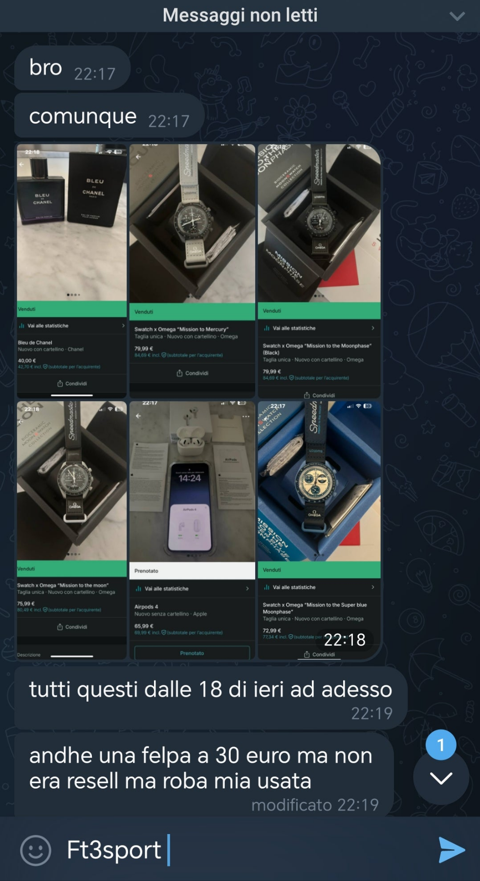 Pack Fornitore Elettronica e Profumi (Magazzino Italia 1-3gg, disponibile pagamento alla consegna)