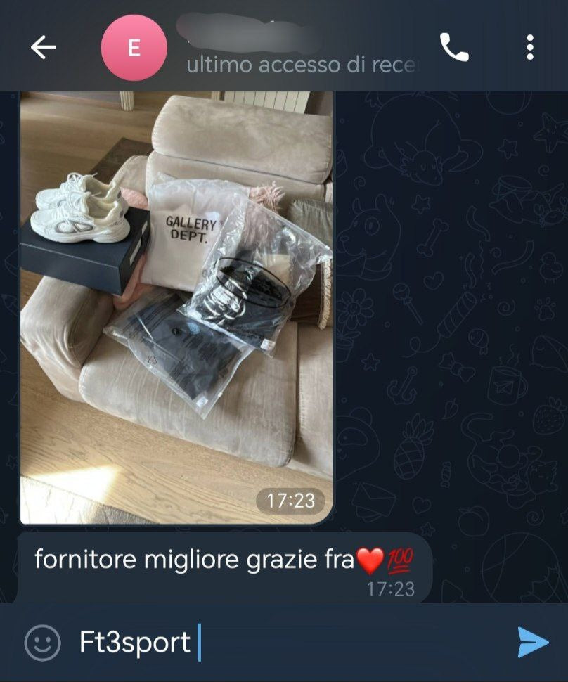 Pack Fornitore Vestiti/Scarpe/Accessori